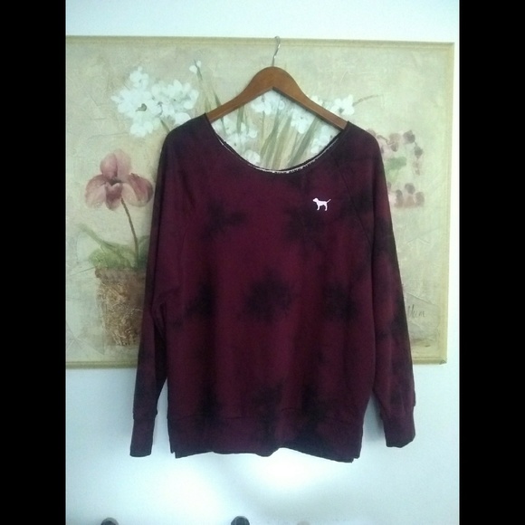 VICTORIA'S SECRET PINK TIE DYE LEGGING CREW - Picture 2 of 6